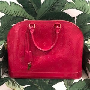 💯 Authentic Louis Vuitton Alma Large Pink Bag